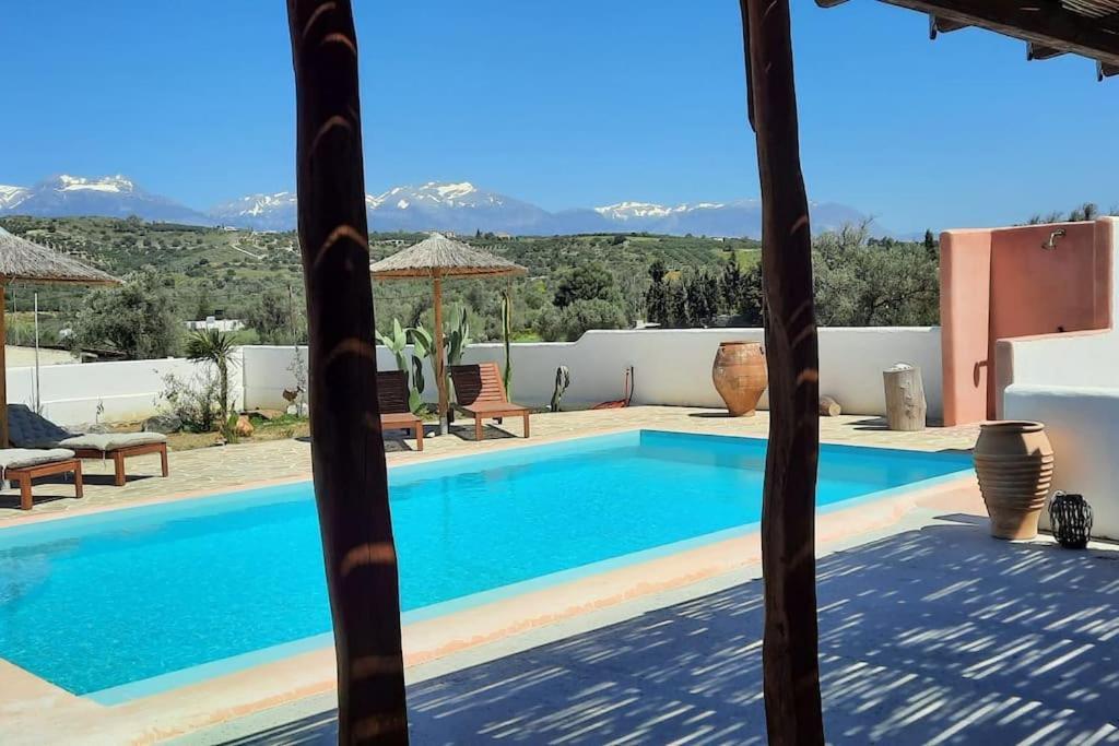 Villa Louloudia Stylish Luxury Villa With Private Pool Pitsidia Exteriér fotografie